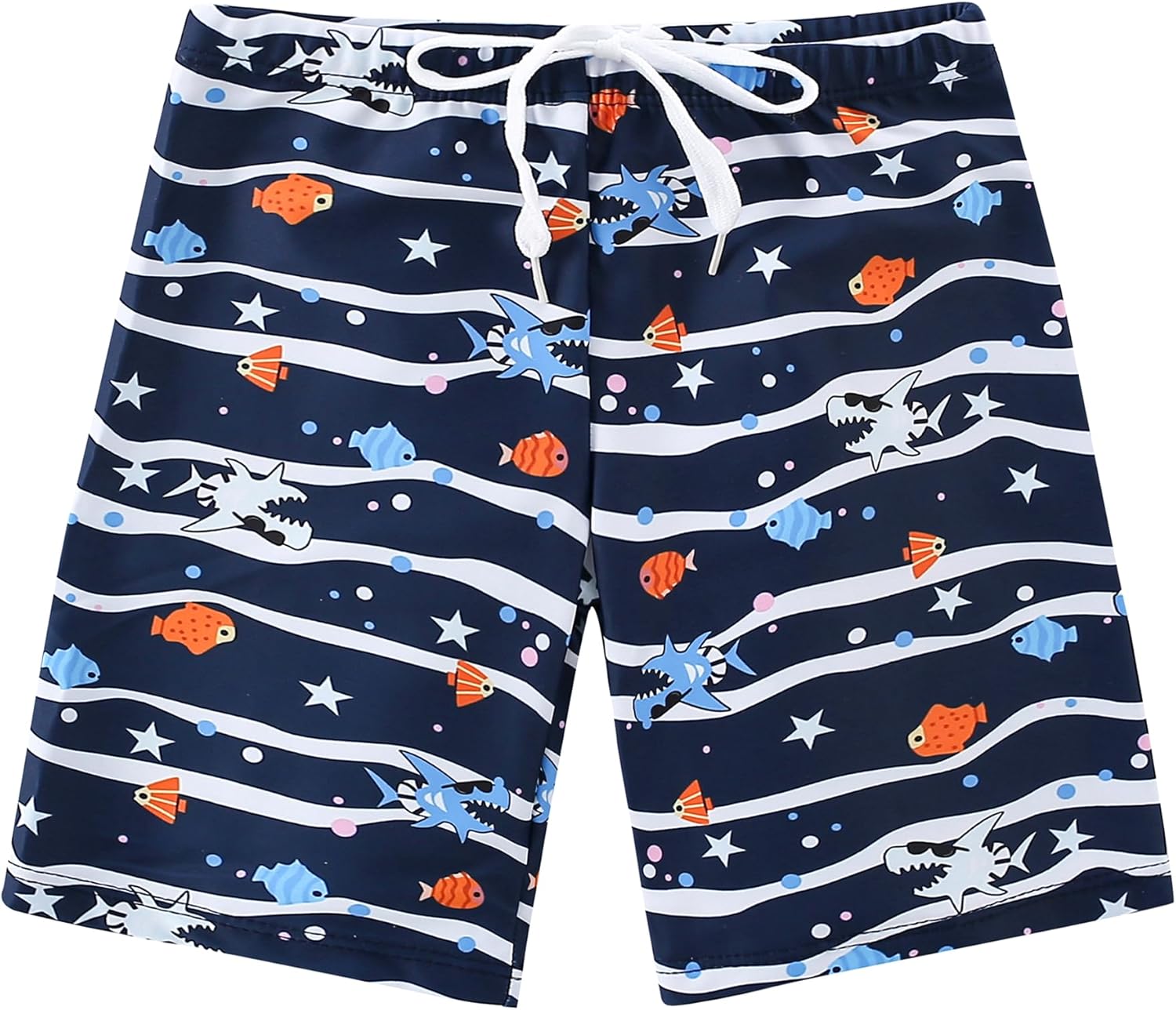 AIWUHE Toddler Boys Swimsuit Set Two Piece Shark Bathing Suit Boys' Swimwear Trunk and Rashguard Set 2-7Y - Image 5