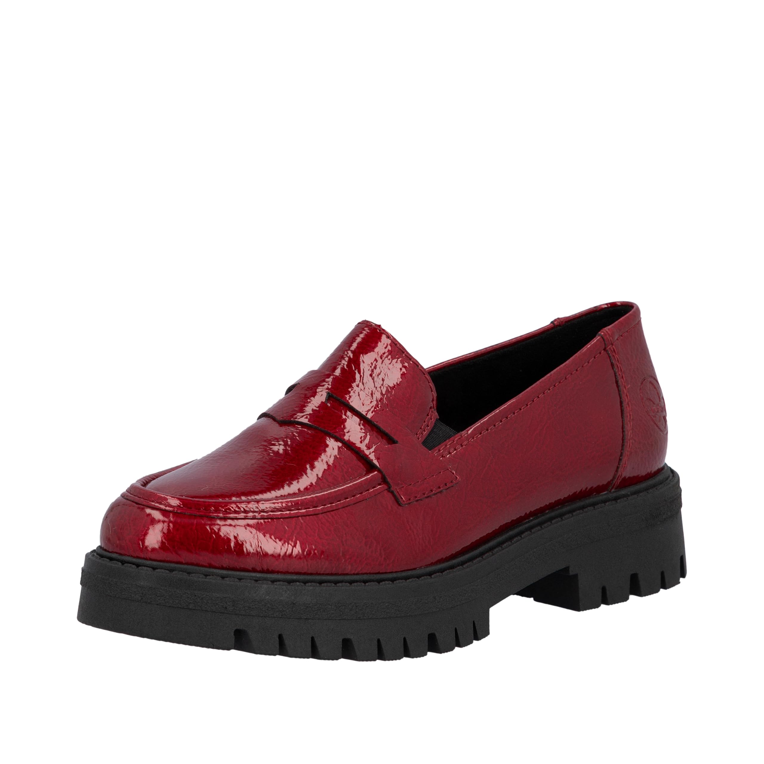 Rieker Women's 47550 Loafers, red, 6.5 UK