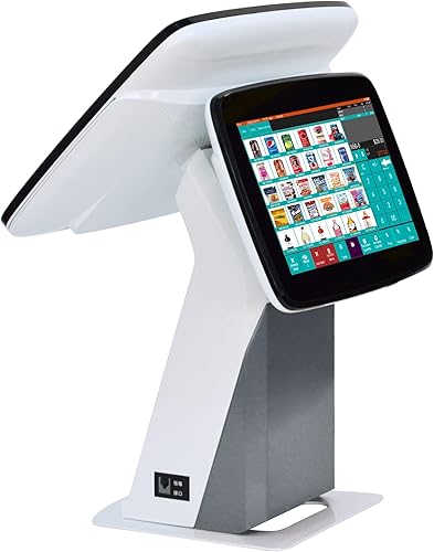 Miniatura 2 de Meetsun A4D todo en uno pantalla principal 15 "Windows i3 Touch caja registradora POS sistema con incorporado 3 18 impresora térmica de recibos para