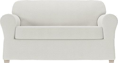 Vista 53 de Zenna Home Simply Fit - Funda elástica para sofá (1 pieza), color crudo