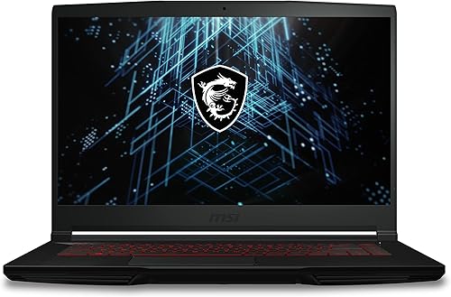 MSI GF63 Thin 11SC-693 - Portátil para juegos de 15.6 pulgadas, Intel Core i5-11400H, NVIDIA GeForce GTX 1650, memoria de 8 GB, SSD NVMe de 256 GB,