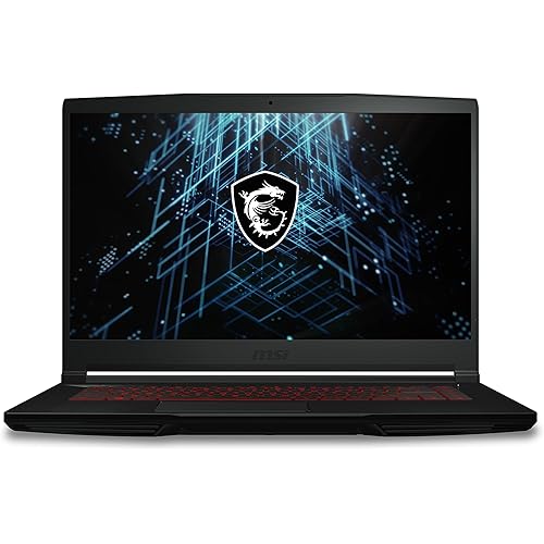 MSI GF63 Thin 11SC-693 15.6" Gaming Laptop, Intel Core i5-11400H, NVIDIA GeForce GTX 1650, 8GB Memory, 256GB NVMe SSD, Windows 11