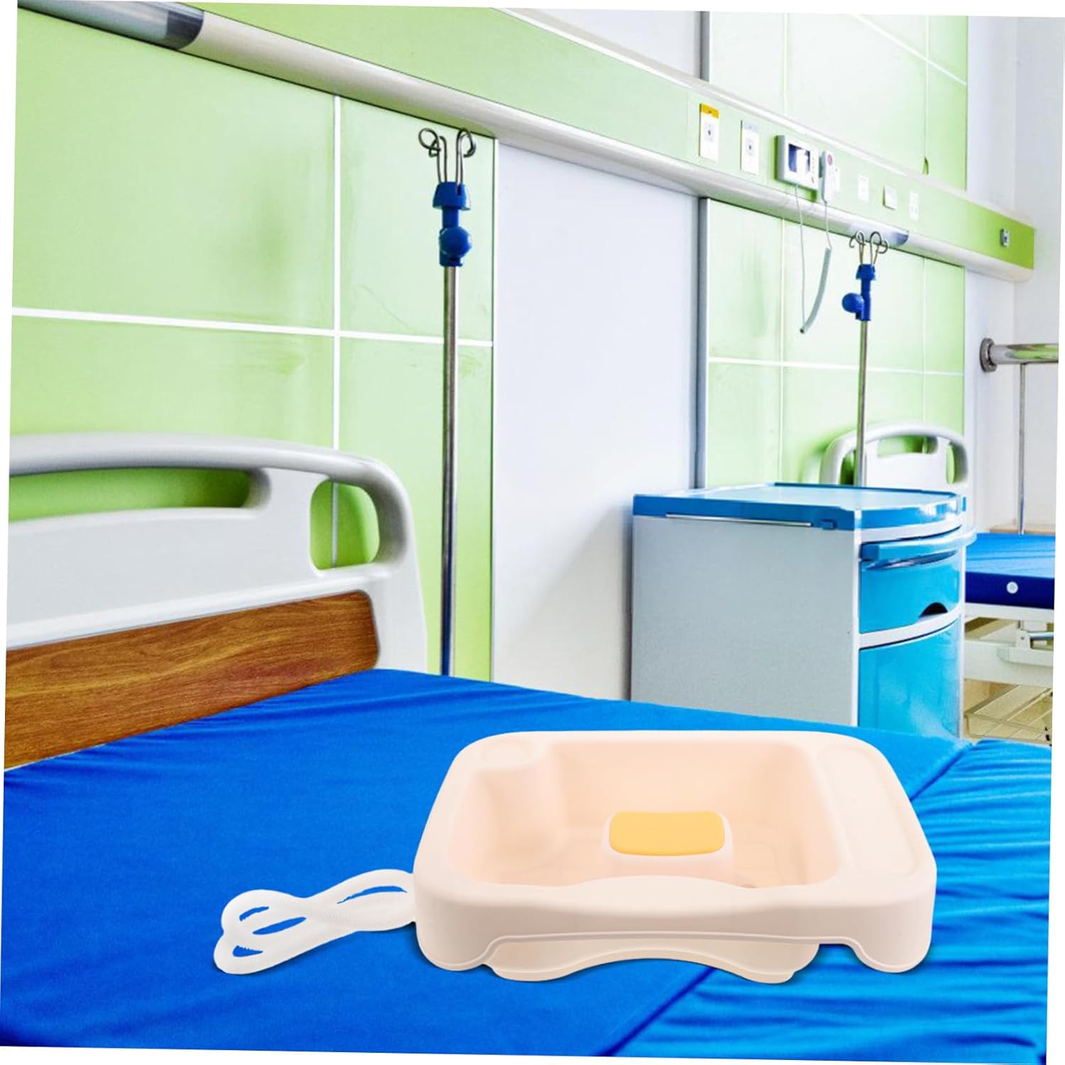 Ipetboom Portable Hair Washing Basin for Bedridden and Elderly Ergonomic Shampoo Tray for Pregnant Women Lightweight Design for Comfortable Bedside Use Hair Care