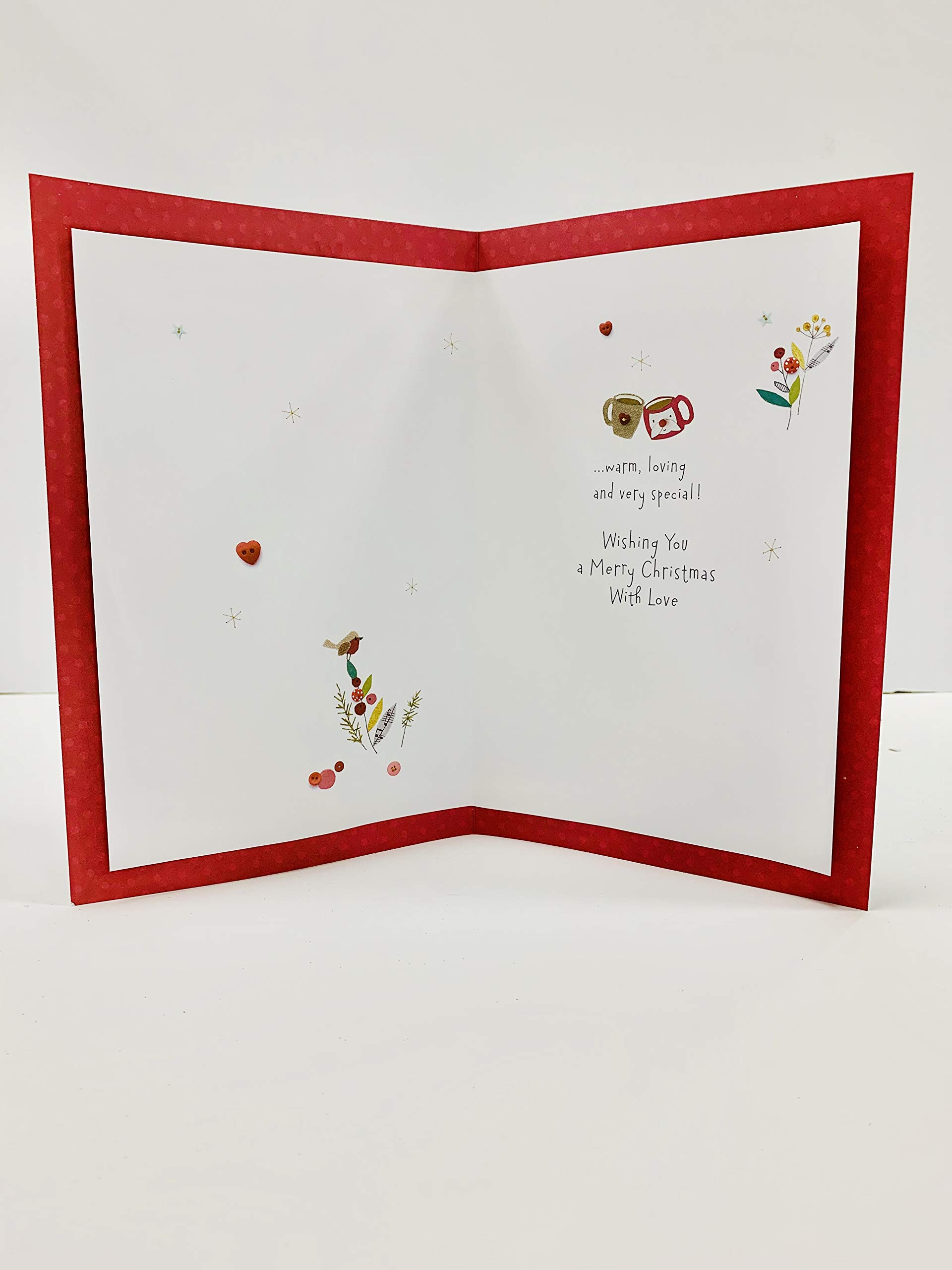 Mum and Dad Christmas Card - Christmas Card For Mum and Dad - Lovely Mum and Dad Christmas Card From Both Of Us - Image 2
