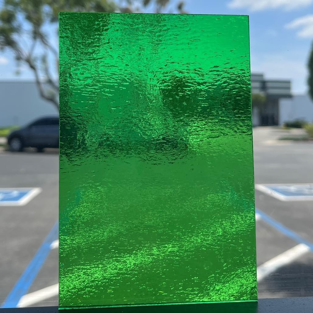 Garden Green Transparent COE 96 System 96 Fusible Glass Sheet (1)