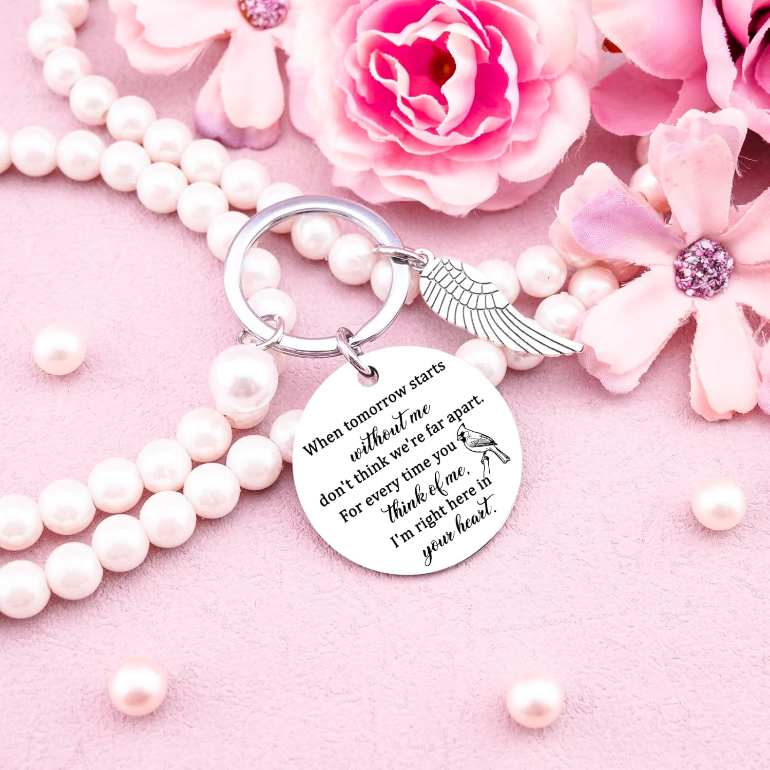Sympathy Gifts For Loss Of Loved One Sorry For Your Loss Gifts Remembrance Condolences Gift For Women Bereavement Memorial gifts For loss Of Mom Dad Cardinal Keychain - Image 7