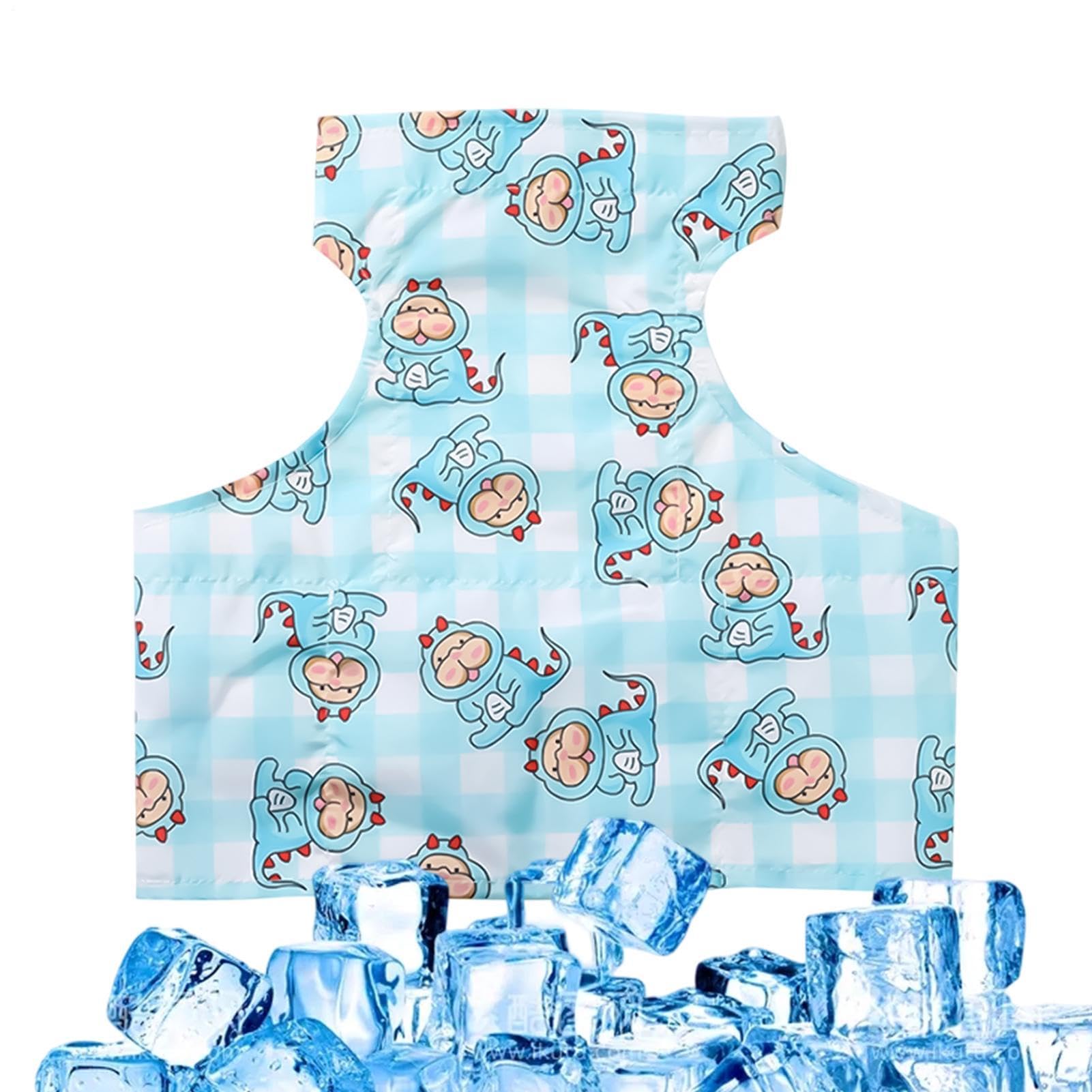 Dog cooling vest y arnés transpirable acolchado contra golpes de calor