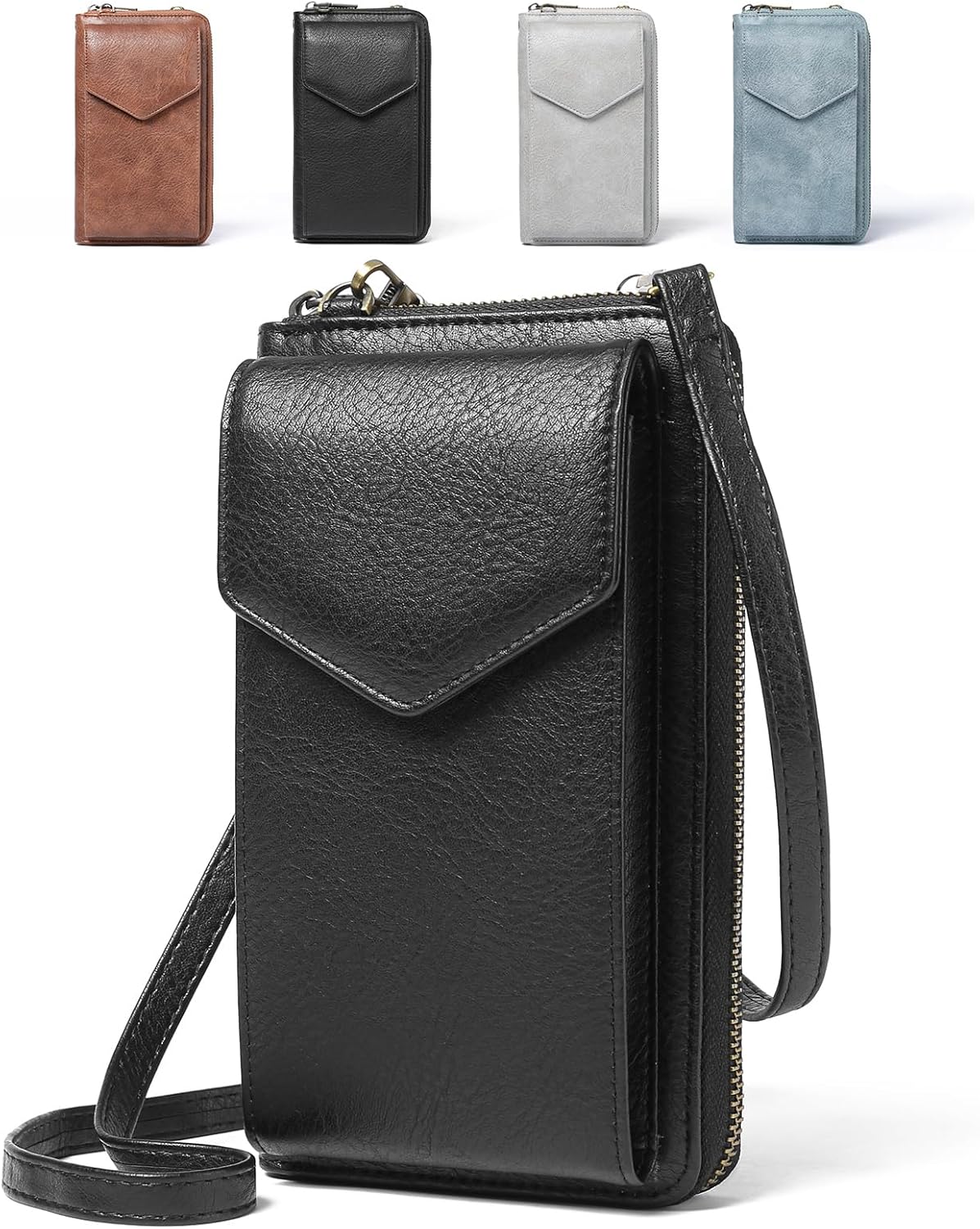 SENDEFN Small Crossbody Bag for Women Cell Phone Purse Leather Wallet Purse Shoulder Bag with Adjustable Strap - Image 4