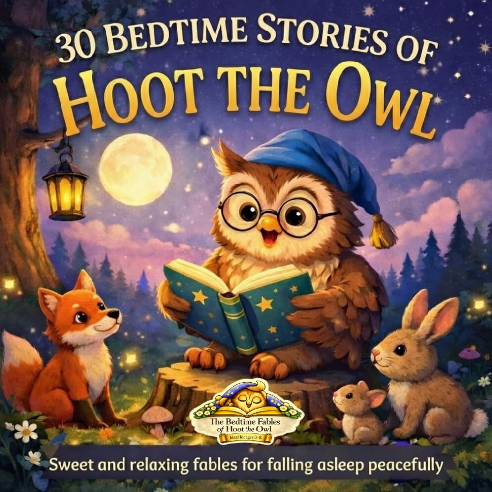 30 BEDTIME STORIES OF HOOT THE OWL: Sweet and relaxing fables for falling asleep peacefully (The Bedtime Fables of Hoot The Owl)