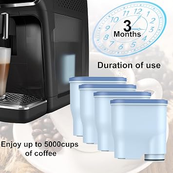 Philips Saeco AquaClean CA6903 Coffee Machine Filter 4 Pack - Improve your coffee experience with clean filtered water