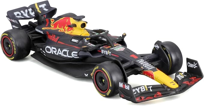 Bburago 1:43 F1 RB19#1 Red Bull Racing Max Verstappen 2023 Champion Die Cast New Alloy Car Formula 1 1/43 Diecast Model for Collection Gift Honda RBR Oracle