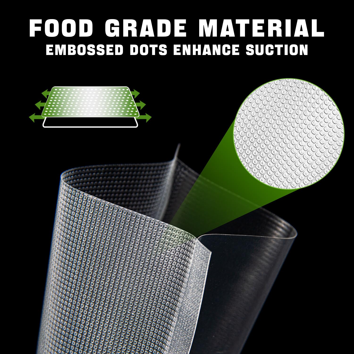 Bolsas selladoras al vacío de 200 cuartos de galón, 8 x 12 pulgadas para sellar una comida, bolsas de sellado precortadas resistentes de grado comercial, prevención de pinchazos, bolsas de