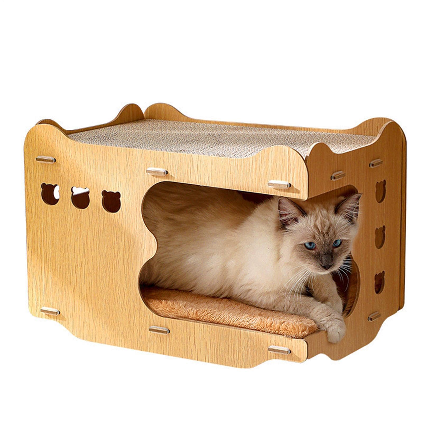 Tapis à gratter pour Chats, griffoir pour Chat Recharge de Carton ondulé