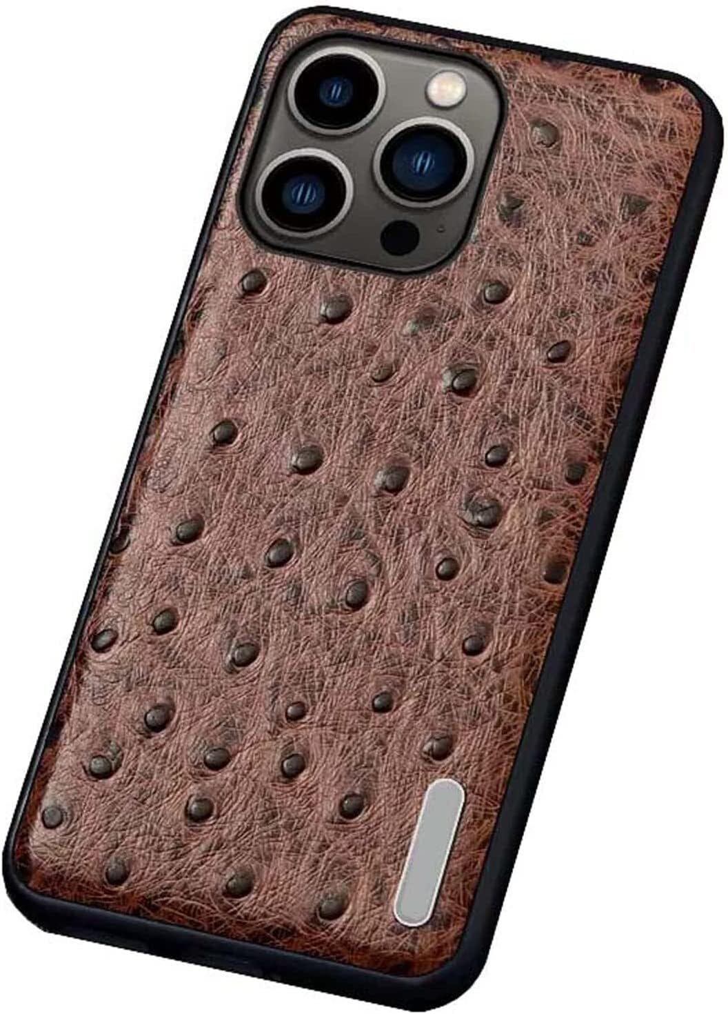 Coque iPhone 14 Pro Max cuir marron : finis les chocs et les câbles - 8