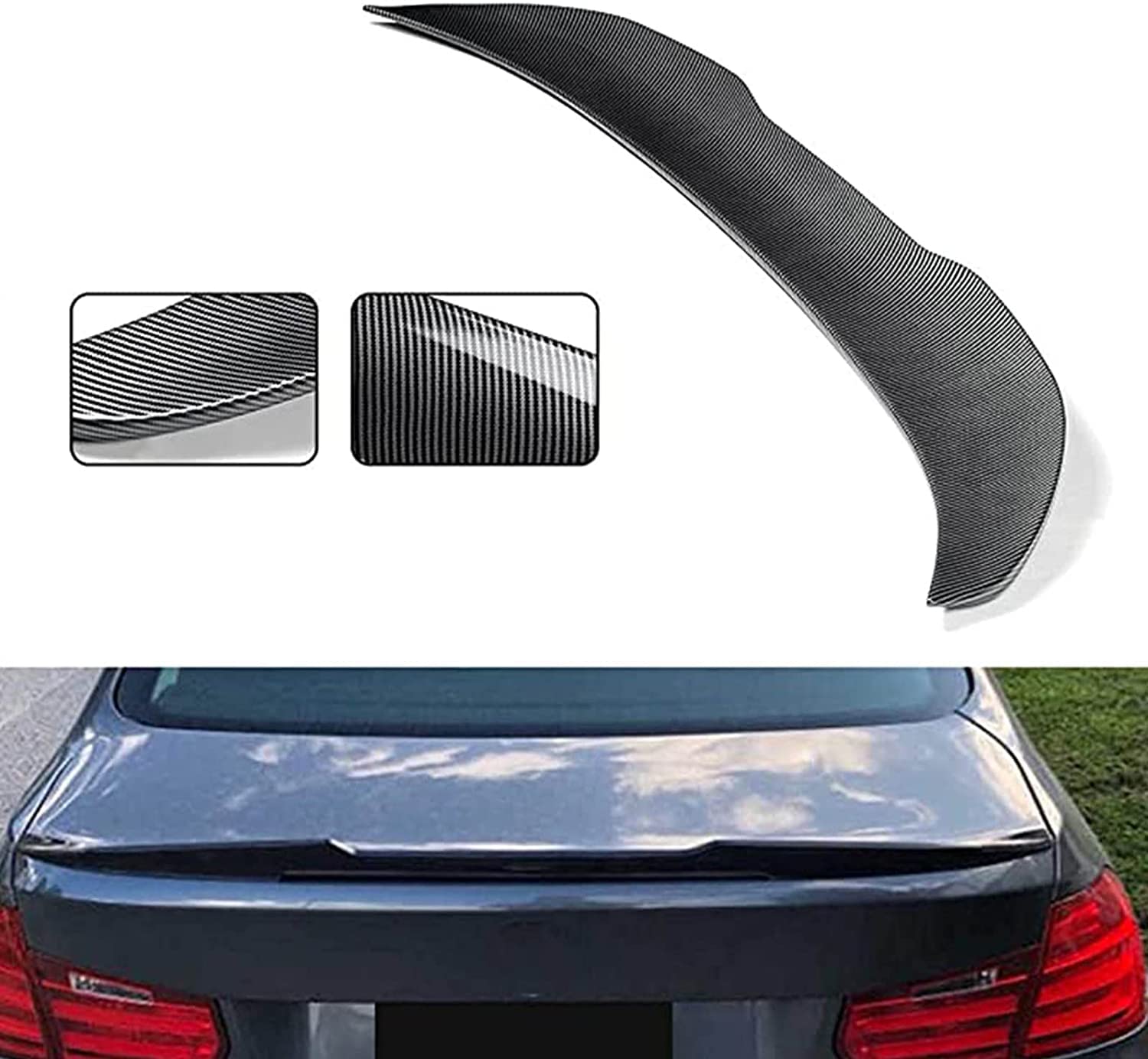 For BMW 1/2/3/4/5 Serie E82 Limousine F22 M2/F87 E90 E92 E93 F30 F35 F80 G20 G28 F32 F33 F36 F10 F18 G30 G38,Car Rear Spoiler,Ideal Rear Spoiler,Suitable Rear Spoiler,Abs Plastic,Car Modification