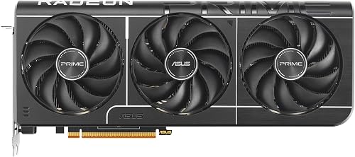 ASUS Prime Radeon RX 9070 XT OC Edition – Carte Graphique (16GB GDDR6, PCIe 5.0, HDMI, DisplayPort 2.1, 2.5-Slot, Ventilateurs axiaux à Double roulement à Billes, Dual BIOS) - 8