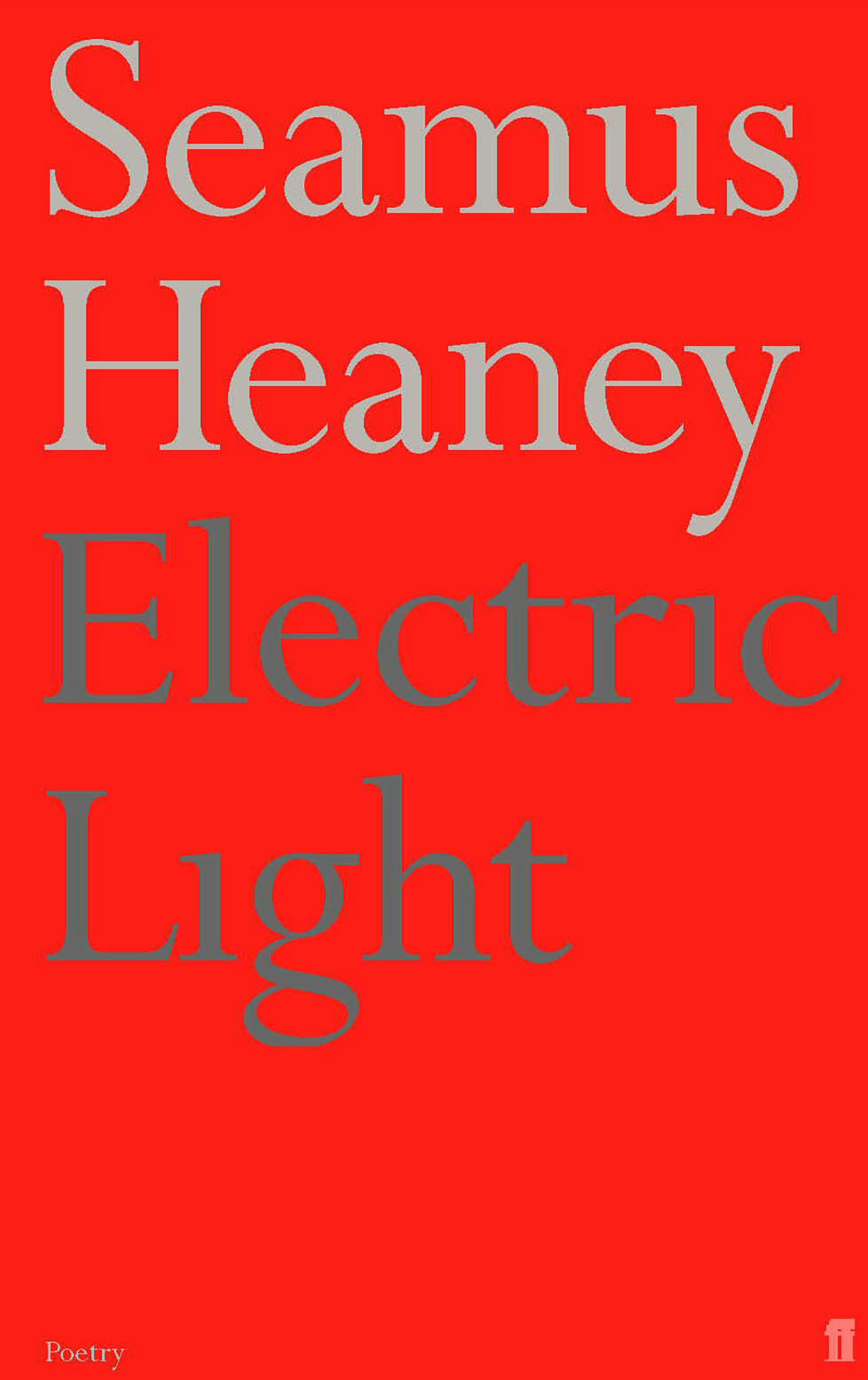 Electric Light By Seamus Heaney. 9780571207985
