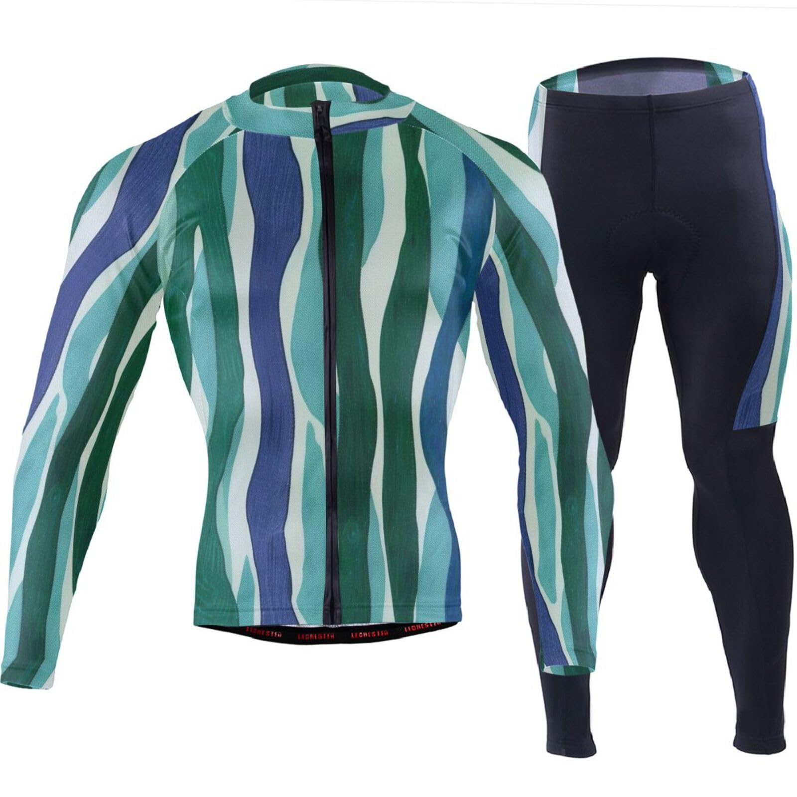 Herren-Radtrikot mit Taschen, Windbreaker, Radsport-Shirts für Herren, 3D-gepolstert