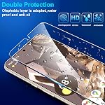 3 Protecteur d'écran en verre Pack pour Google Pixel 8 Pro, Déverrouillage de l'empreinte à ultrasons, HD Verre trempé transparent pour Google Pixel 8 Pro Protecteur d'écran 5G