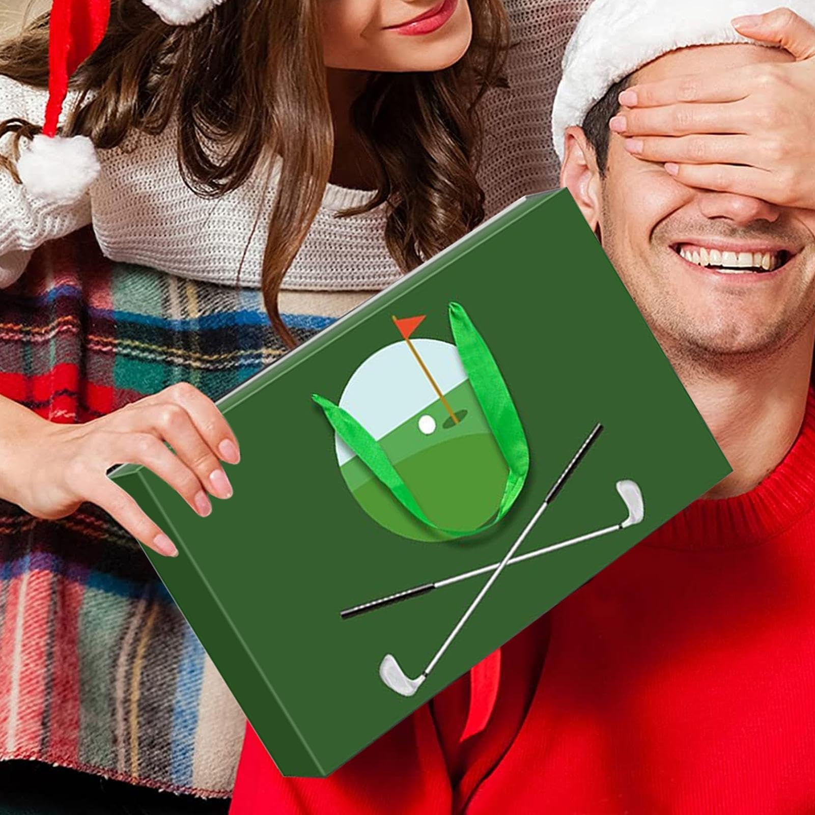 Calendario Countdown per il Golf Accessori Golf Natalizi da Collezione con