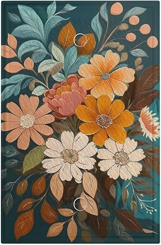 Miniatura 127 de Cubiertas Decorativas de Arte para Interruptores de Luz, Hojas de Otoño, Placa de Pared de Palanca Individual, Cubierta Decorativa de Interruptor,