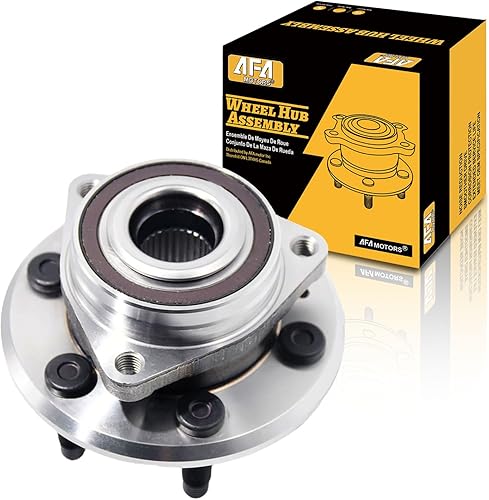 Afa Motors 513289 Conjunto de cojinete de rueda delantera y trasera compatible con Cadillac SRX 2010-2016, Saab 9-4X 2011 Conjunto de cojinete de