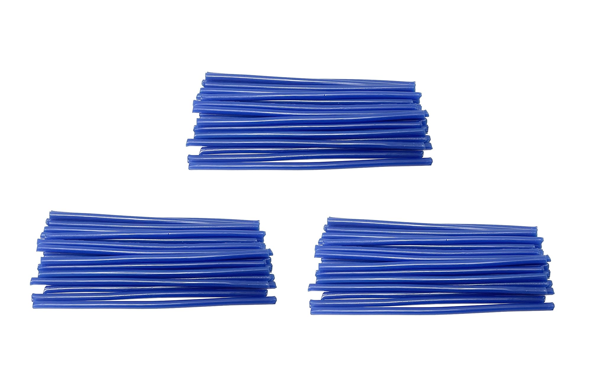 3 Boxes Blue Sprue Wax Thread for Jewelry Dental Wax Casting Mould Molding Tool Lost Wax Line Diameter 0.8-7.0 mm (5.0 mm)