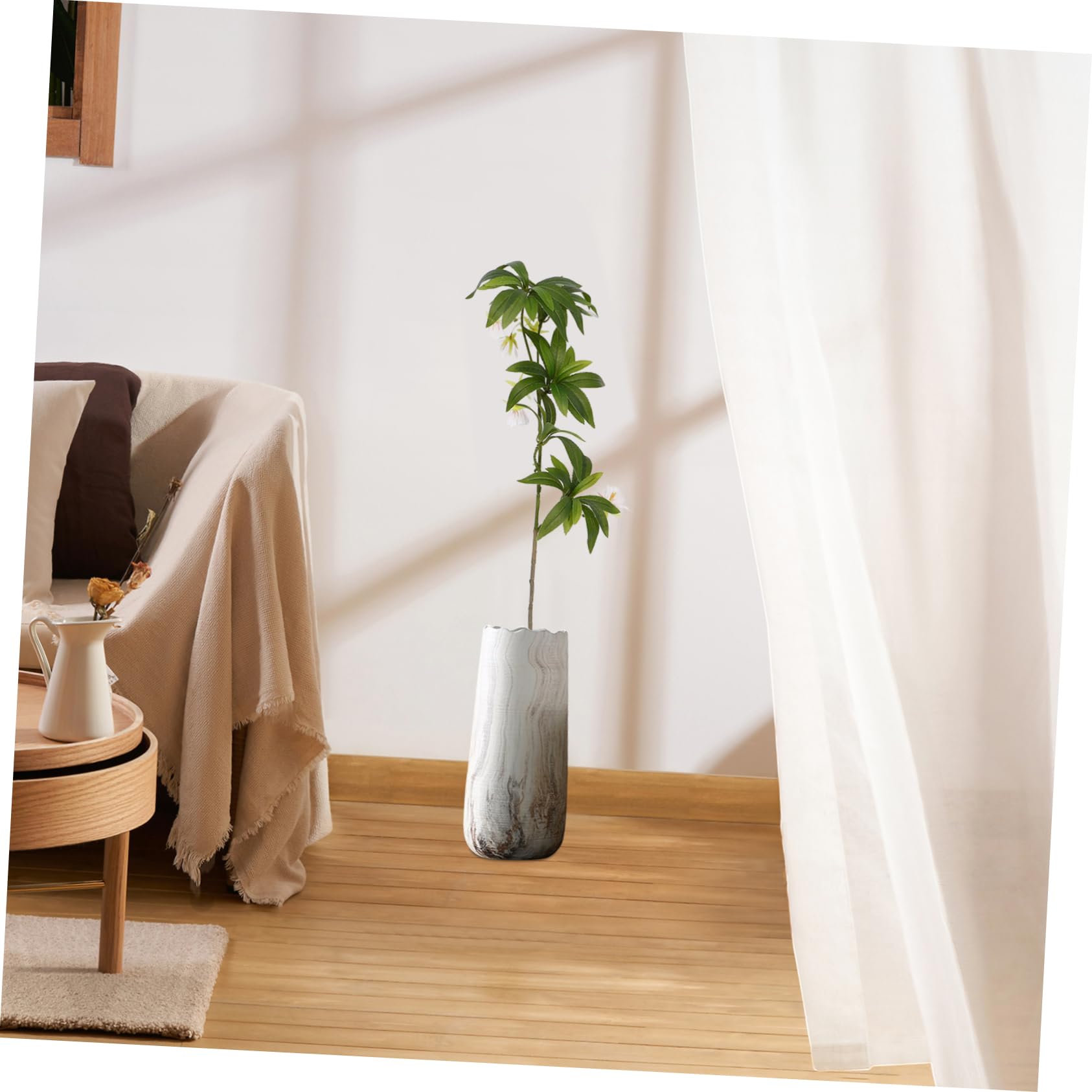Amazon.co.jp: MUELODSIC 人工植物 3d水石榕 花茎支柱使用 模造 