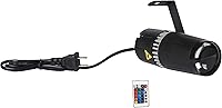 Vista 7 de Luz LED de escenario pinspot - SENLAN 9W RGB 3 en 1 luz de haz por control remoto IR