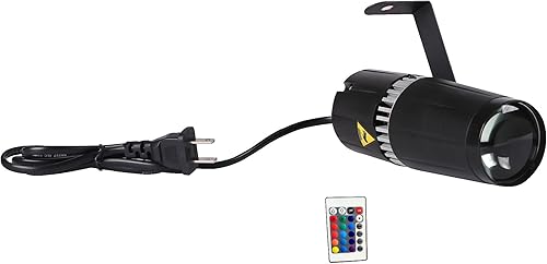 Miniatura 7 de Luz LED de escenario pinspot - SENLAN 9W RGB 3 en 1 luz de haz por control remoto IR