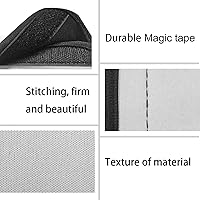 Vista 3 de Juego de 6 fundas para manijas de puerta de refrigerador, protector antideslizante para refrigerador, horno, lavavajillas, mantiene