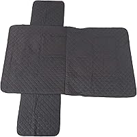 Vista 10 de Funda protectora de sofá para mascotas, tamaño biplaza, impermeable, protector de muebles para perros y gatos, funda de sofá suave para sala