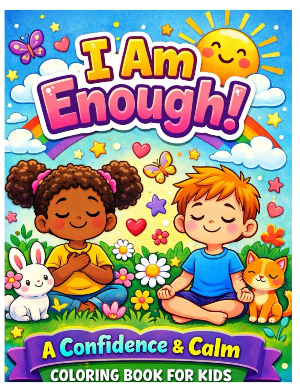 I Am Enough A Confidence & Calm Coloring Book for Kids Ages 4–8