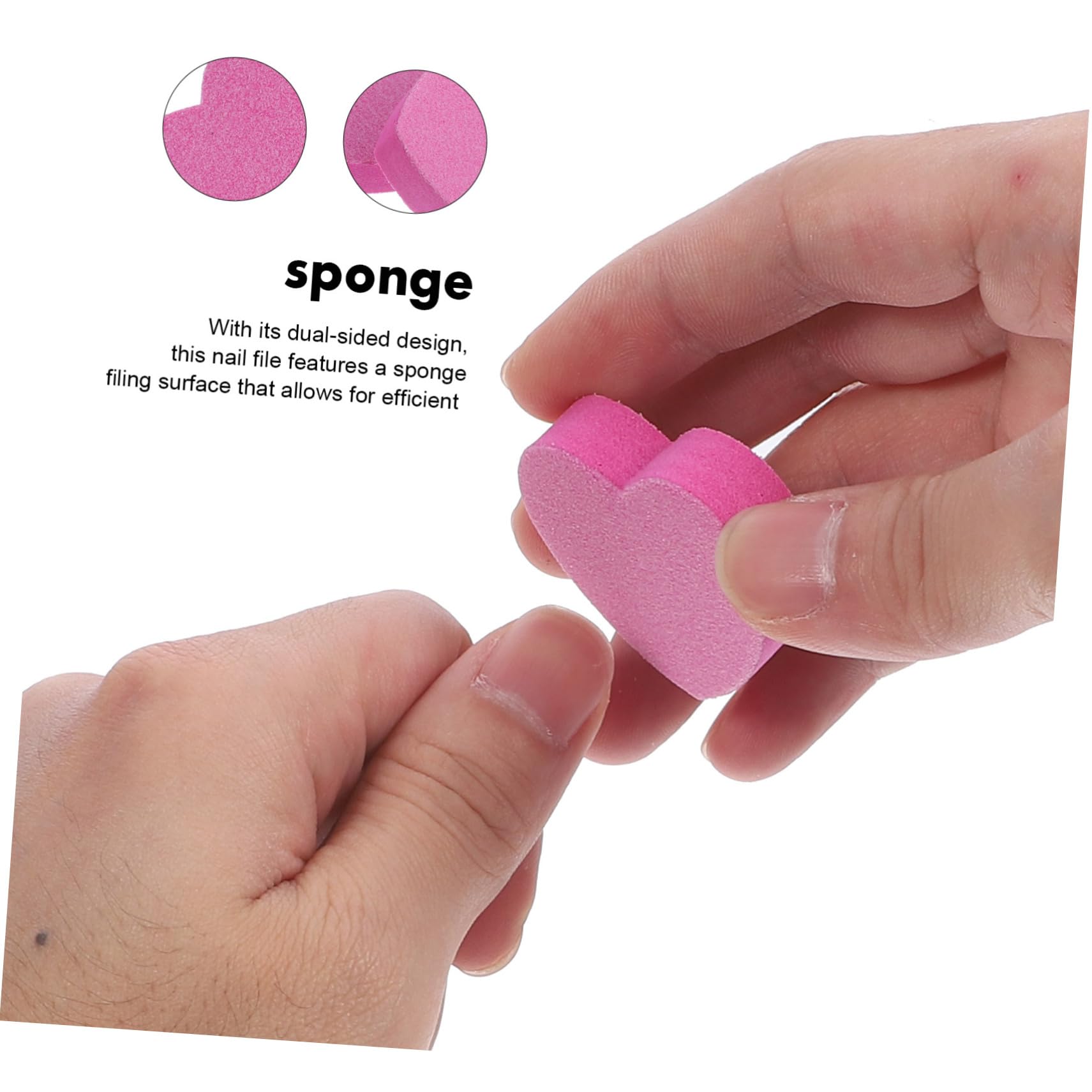 FRCOLOR 5 Set Di Blocchi Lucidanti Per Unghie Lime Per Unghie Multifunzione Per Unghie Acriliche Finte E Naturali Adatte Per Manicure E Pedicure 50 Pezzi*5