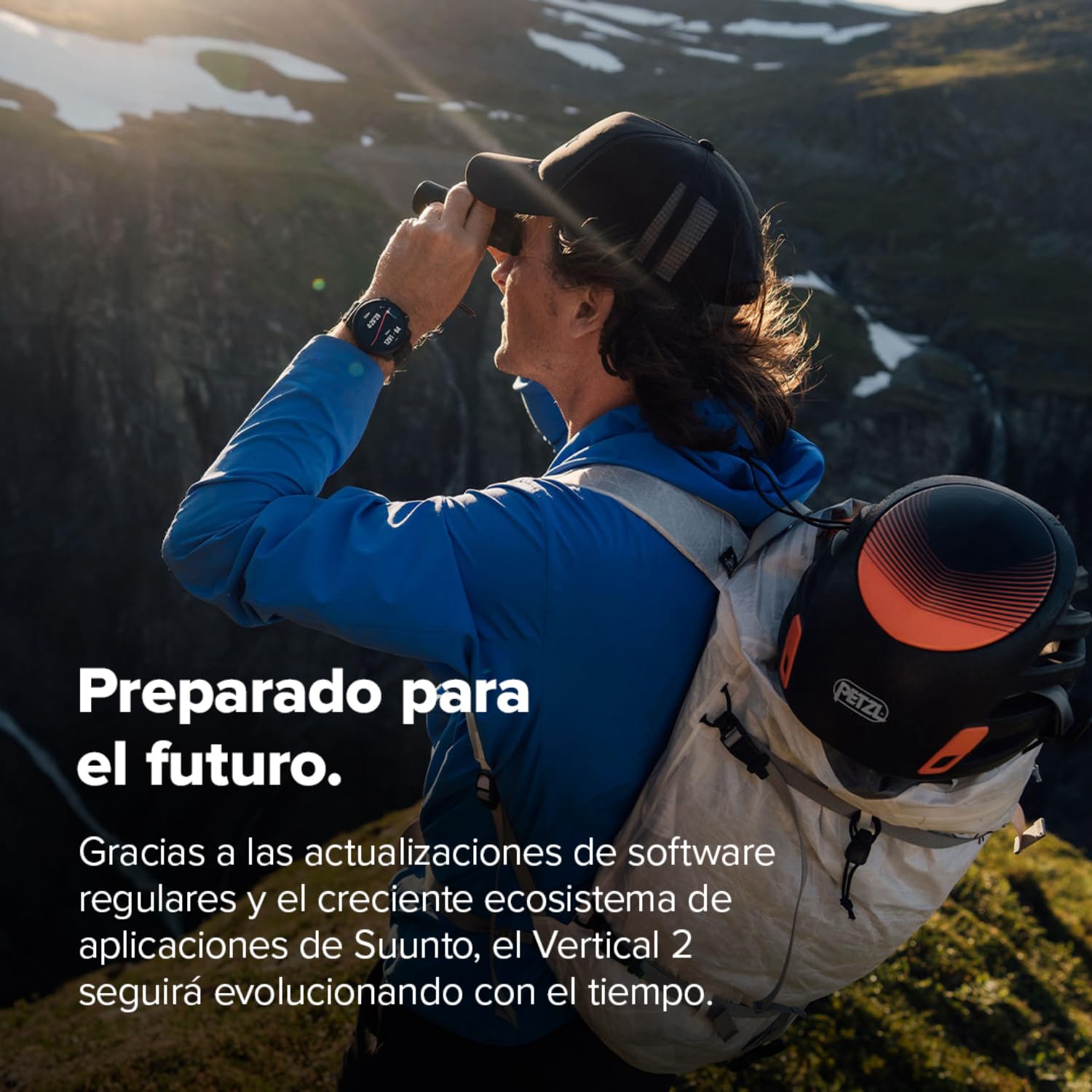 SUUNTO Vertical 2 Reloj GPS Robusto, Pantalla AMOLED, Linterna, 20 días de batería, mapas Offline y 115+ Modos Deportivos. Ideal para Aventuras y Uso Diario