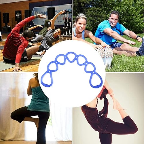 Miniatura 7 de Banda de ejercicio de resistencia elástica de 7 anillos, bandas de entrenamiento de BetterJonny para yoga, ejercicios de pies, piernas y brazos para