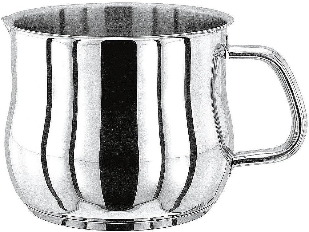 Stellar Classic Stainless Steel Jug Style Sauce Pot or Milk Pan 14cm 1.7 Litre Capacity, Induction Ready, Dishwasher Safe