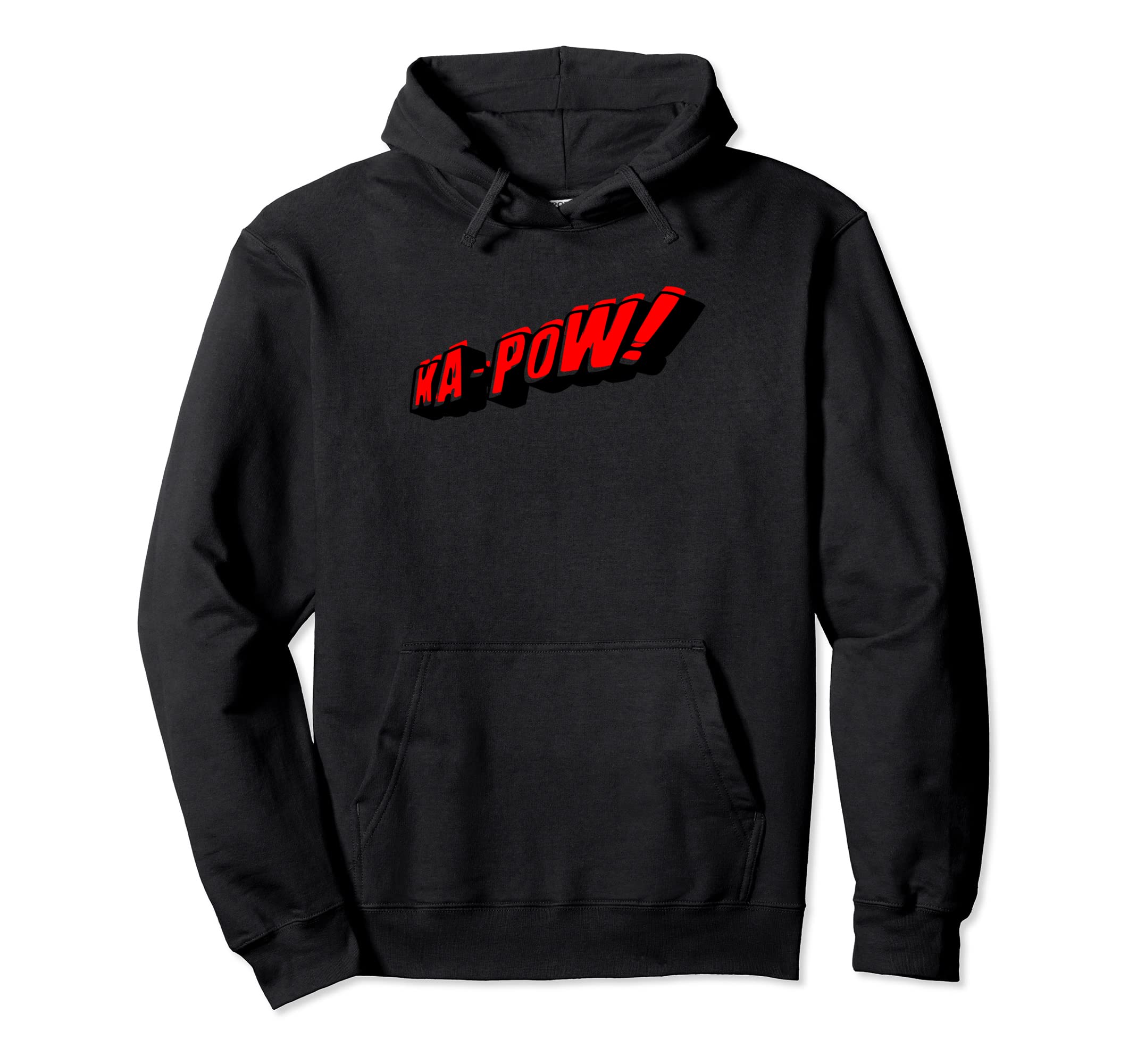 Retro 90s Comic Funny Gift Ka-Pow Comic Action Word Pullover Hoodie