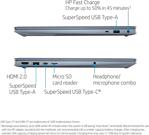 HP 2022 Pavilion 15.6inch FHD 1080P IPS Laptop, 8-Core AMD Ryzen 7-5700U(Up to 4.3GHz, Beat i7-1180G7), 16GB RAM, 512G NVMe SSD, Numpad, HDMI, WiFi, USB-A&C,Audio by B&O, Win11 Horizon Blue