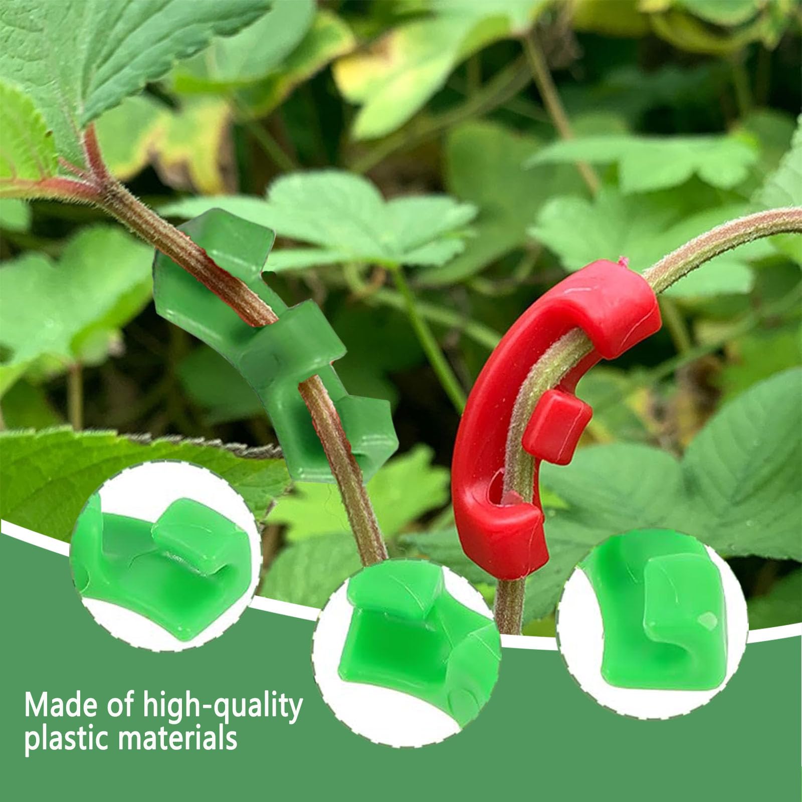 100 Piegatrici Per Piante A 90°: Clip In Plastica Per Rami E Fusti, Attrezzo Per Controllo Crescita E Formatura Bonsai, Giardinaggio Fai Da Te - 4