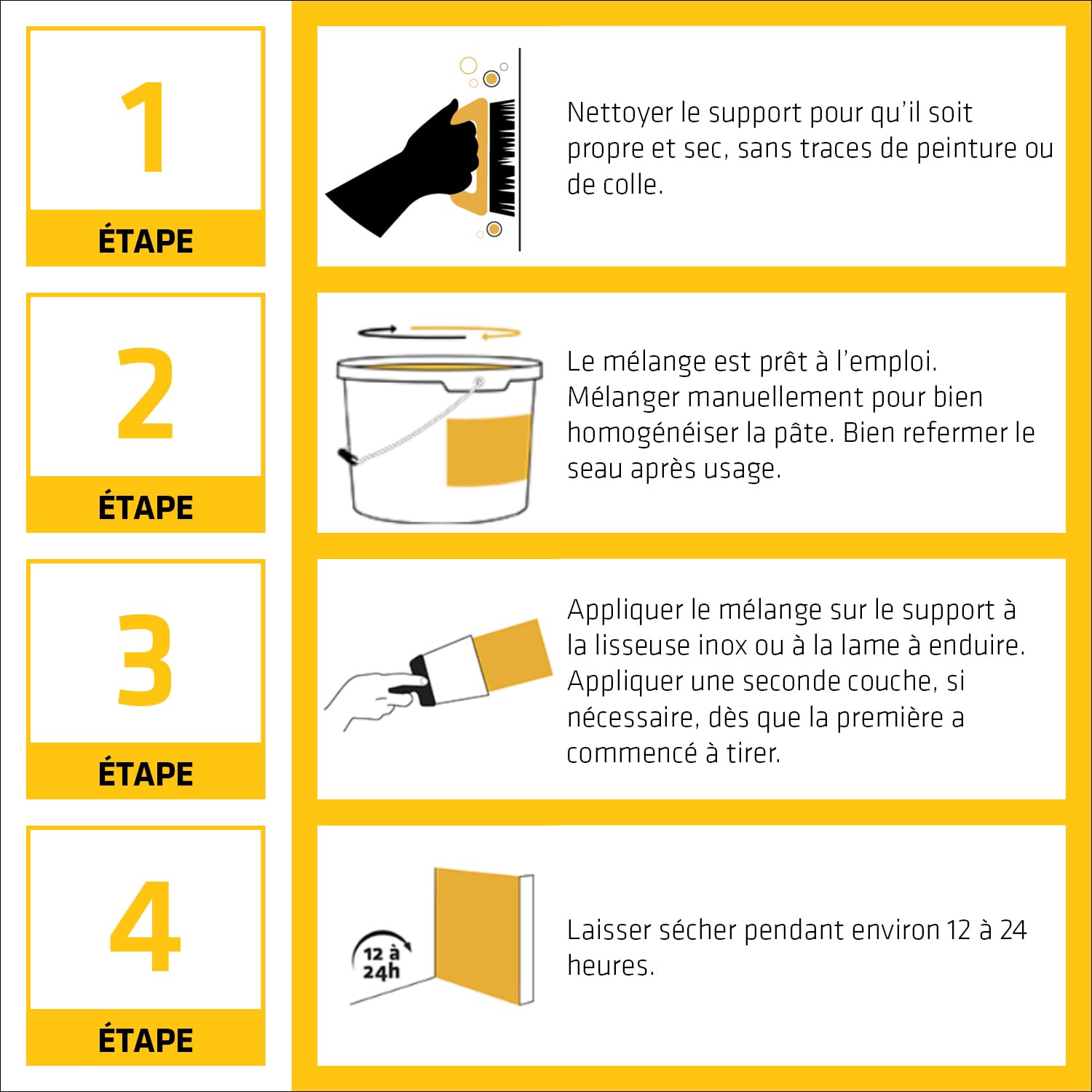 SIKA - Enduit de rebouchage en pâte - SikaWall-370 RP - Blanc - 5 kg