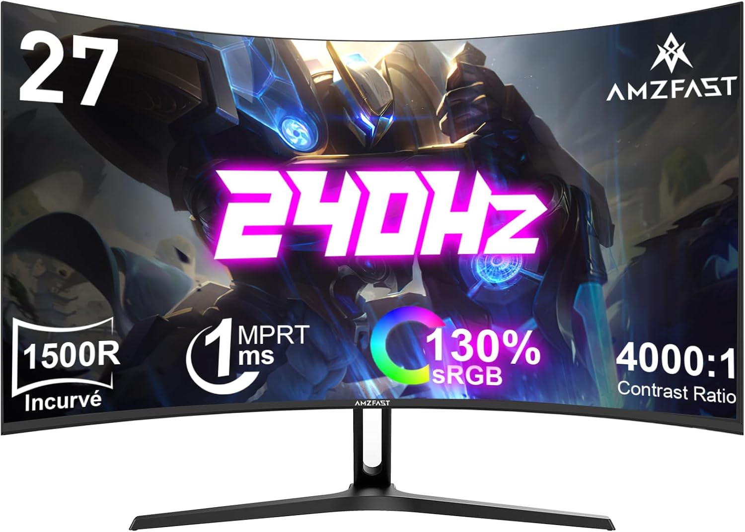Amzfast Écran Gamer Incurvé 240Hz : Notre avis expert