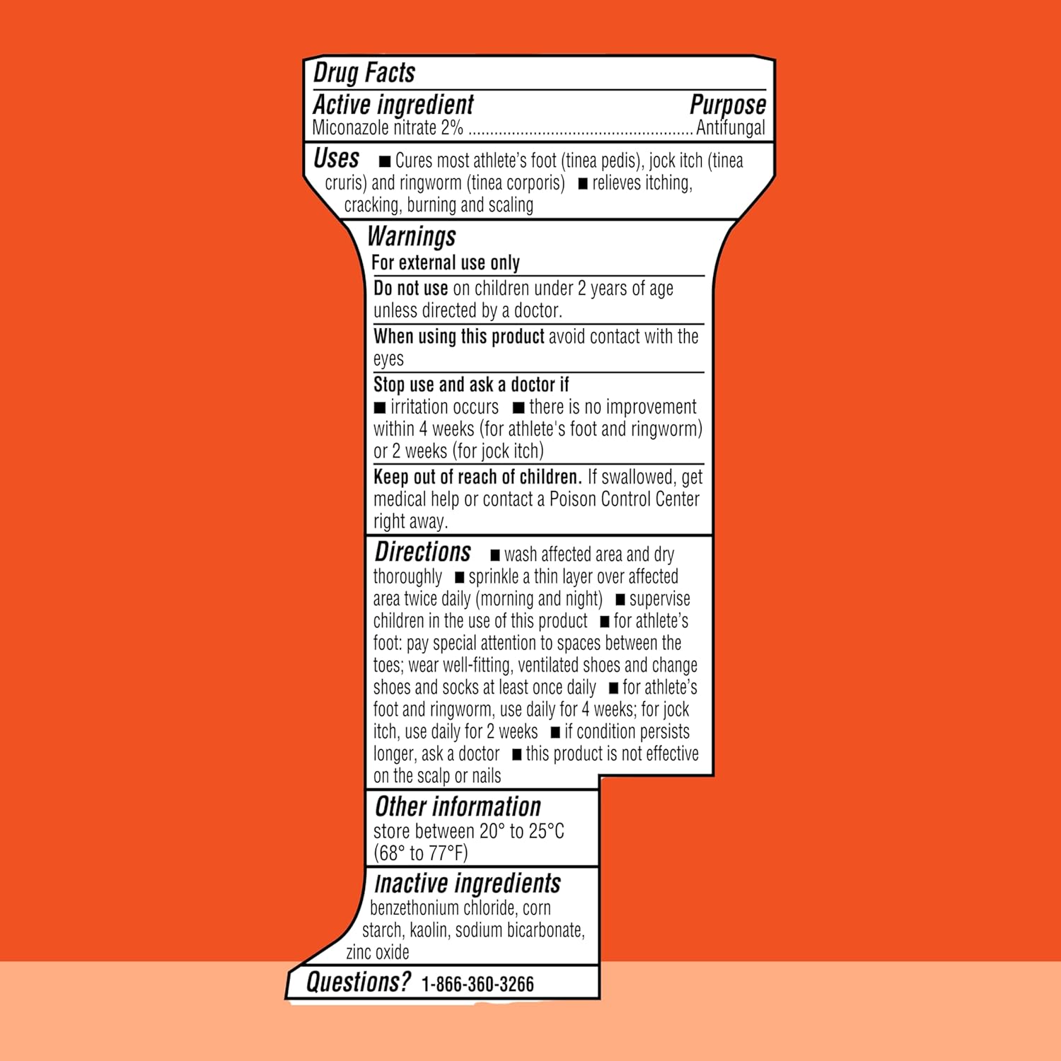 Lotrimin AF Athlete's Foot Antifungal Powder, Miconazole Nitrate 2% Treatment, Clinically Proven Effective Antifungal Treatment of Most AF, Jock Itch and Ringworm, 3 Ounces Bottle (Pack of 3) - Image 9