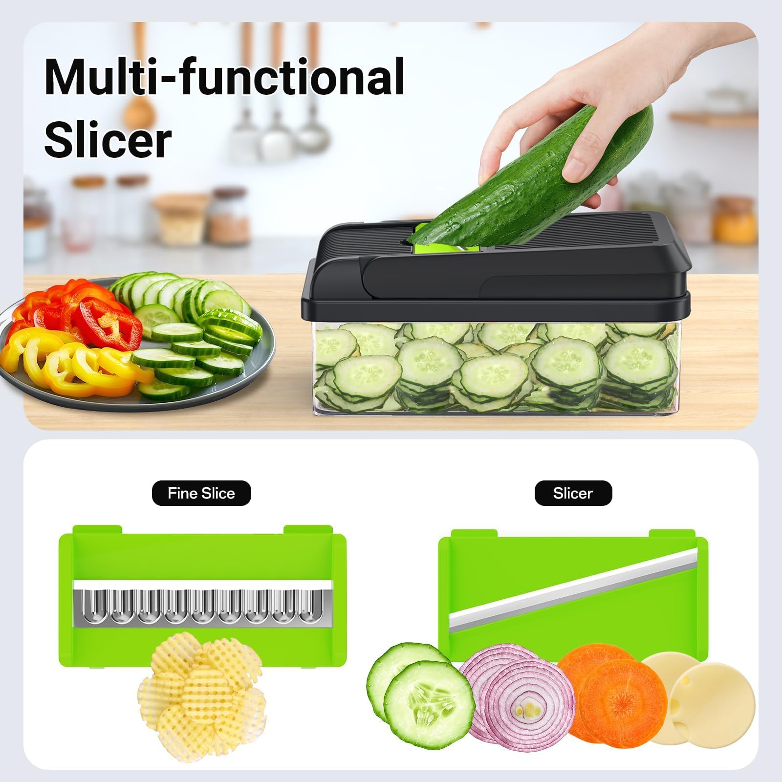 12-in-1 Vegetable Chopper - Save Time & Prep! -6 12-in-1 Vegetable Chopper - Save Time & Prep! -6