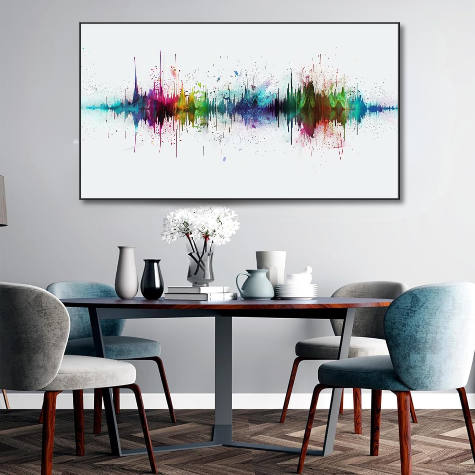 Amazon.com: Sound Wave Wall Art,Music Wall Art,Sound Wave Art With