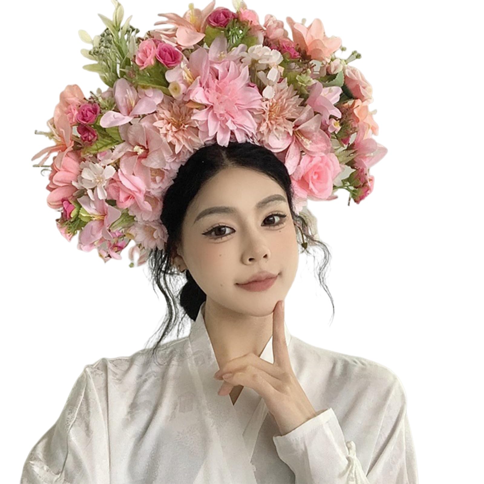 Fiore da sposa per matrimonio ghirlande floreali corona per capelli fasce per capelli da donna fasce floreali da sposa fiore