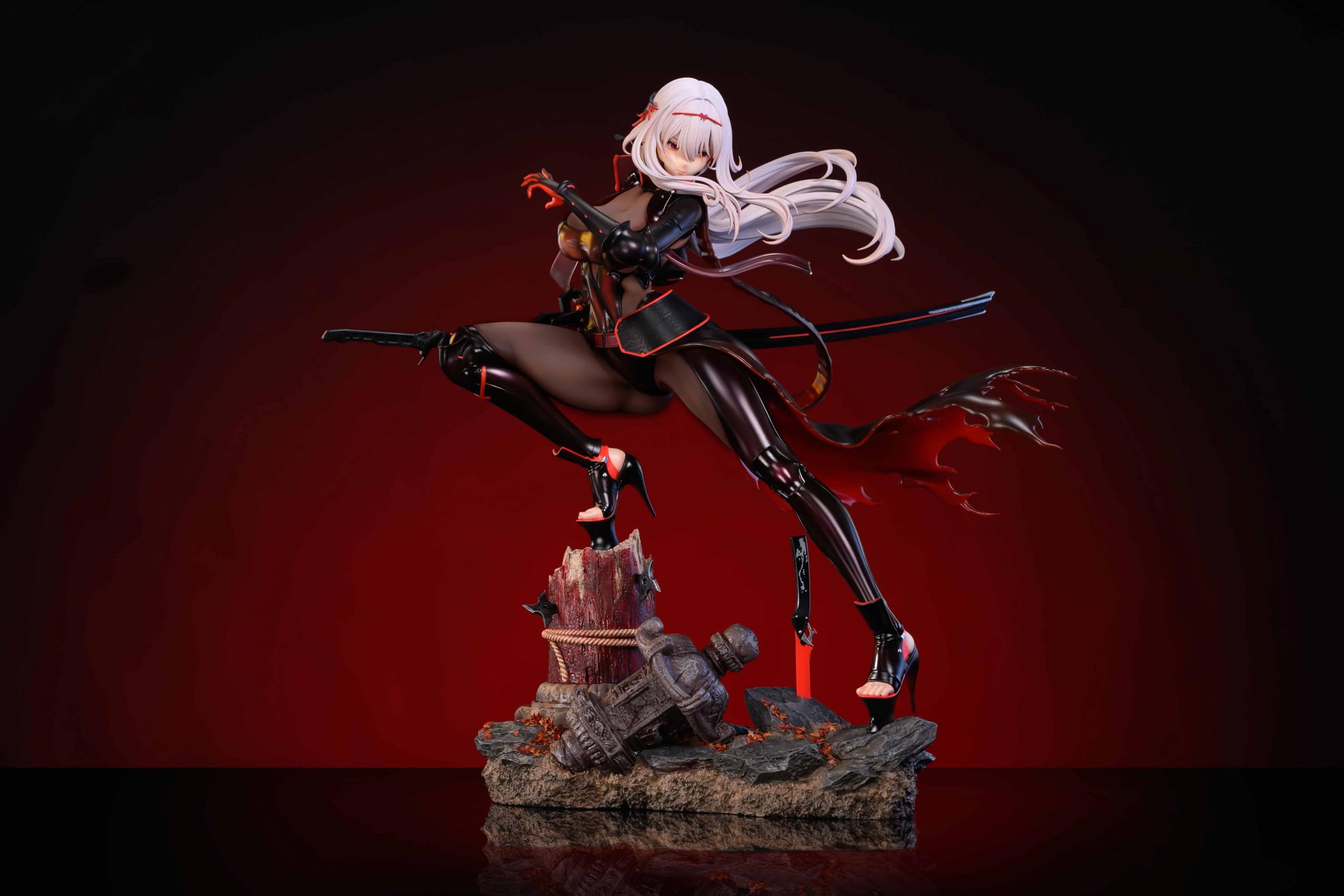 Amazon.co.jp: 紅蓮 ブラックシャドウ フィギュア 1/4スケール 塗装 