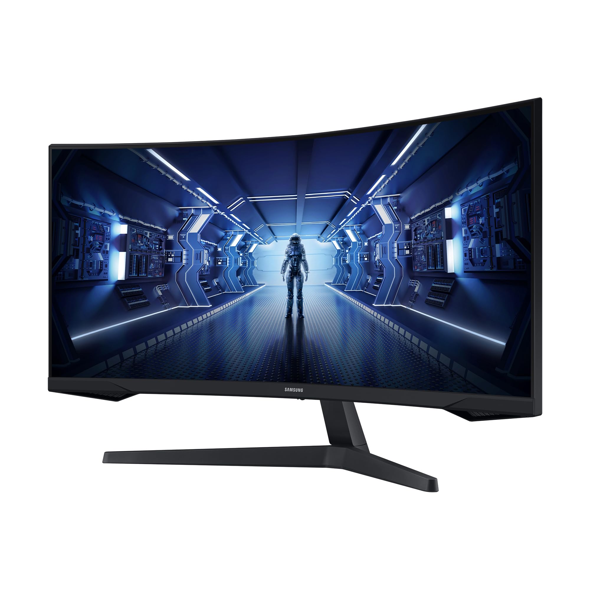 Samsung G5 C34G55TWWP 34 Zoll VA-Panel UWQHD AMD FreeSync Premium 1000R 165 Hz 1 ms Gaming Monitor schwarz