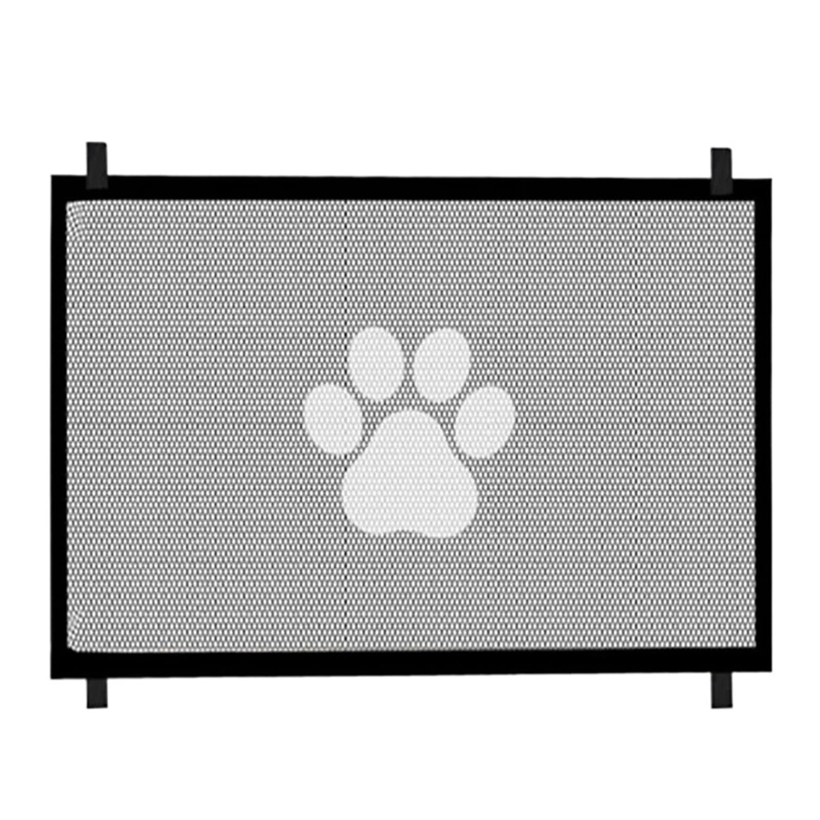 Dog Gate Mesh Fence For Indoor And Outdoor Safe Pet Safety Enclosure Supplies Easy Installtion(S 110cm)