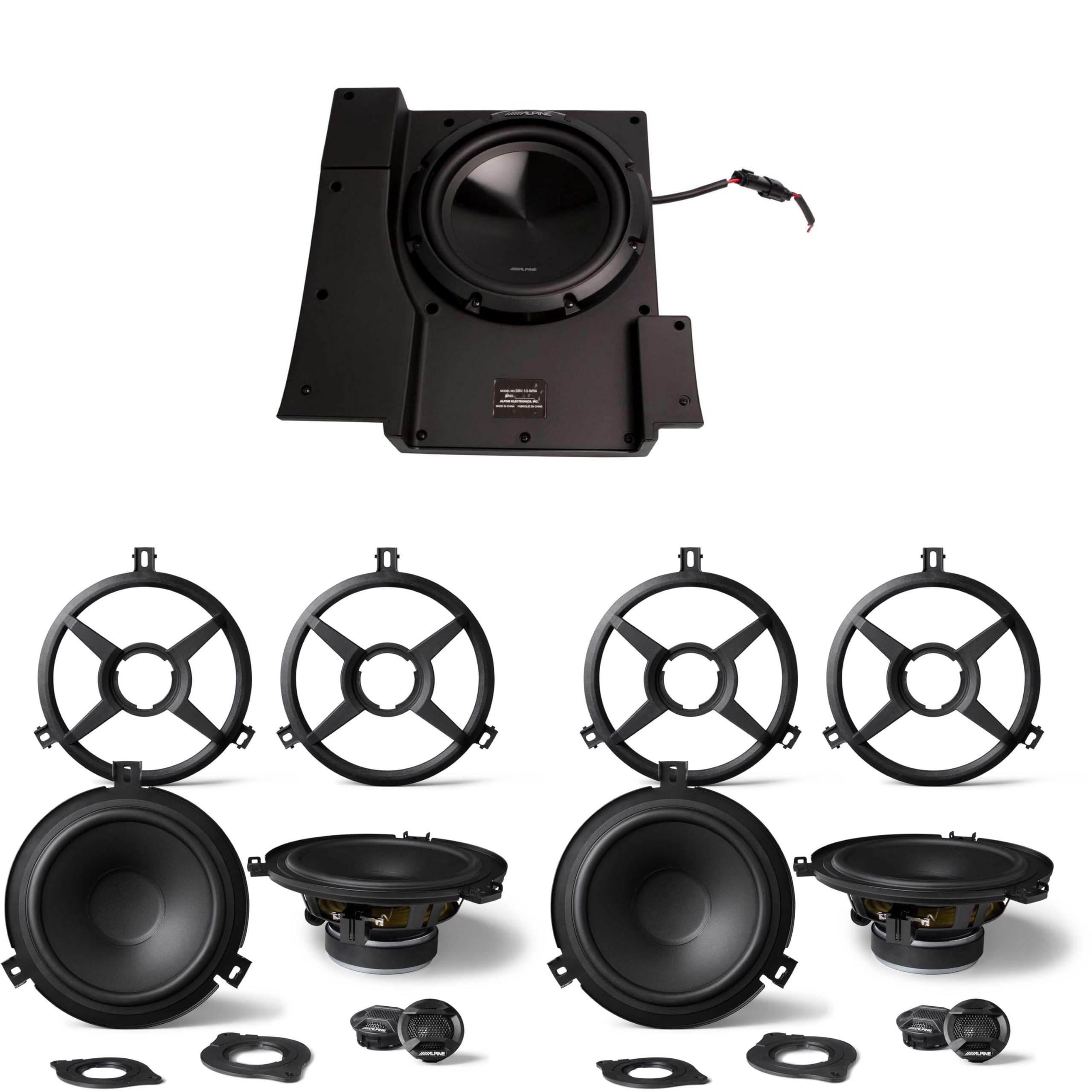 Amazon.com: Alpine (2 Pair SPV-65X-WRA 2-Way Weather Resistant
